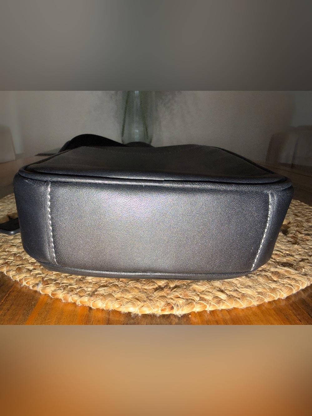 Coach Black Leather Crossbody Turn-Lock Pouch - Picture 6 of 11